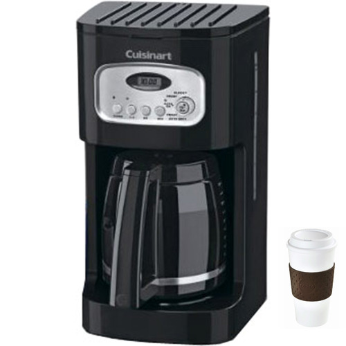 Cuisinart DCC-1100 12-Cup Programmable Coffeemaker - Black with Stainless Accents