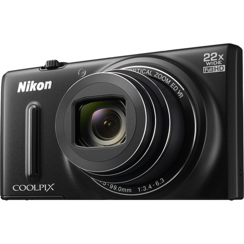 Nikon COOLPIX S9600 16MP Digital Camera w/ 22x Opt. Zoom 1080p (Black) Refurbished