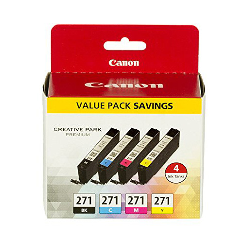 Canon CLI-271 BK/CMY 4 Color Value Pack