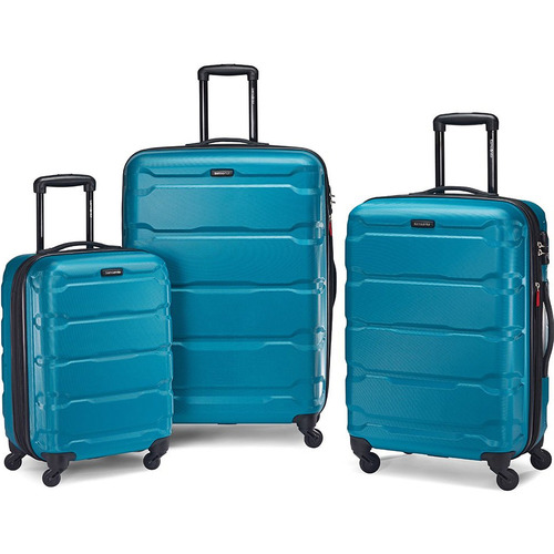 Samsonite Omni Hardside Luggage Nested Spinner Set 20`/24`/28` Caribbean Blue (68311-2479)