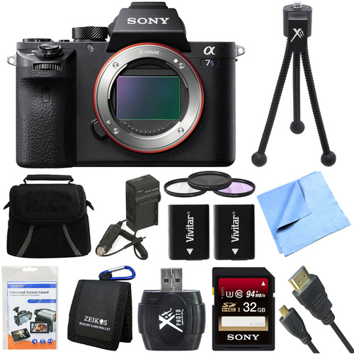 Sony a7S II Alpha 7S II Full-frame Mirrorless Interchangeable Lens Camera 32GB Bundle