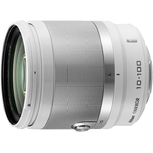 Nikon 1 NIKKOR 10-100mm f/4.0-5.6 VR Lens (White) - Factory Refurbished