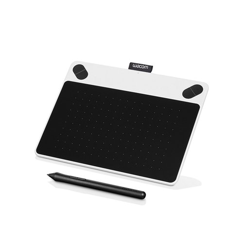 Wacom Intuos Draw Creative Pen Tablet - Small White (CTL490DW)