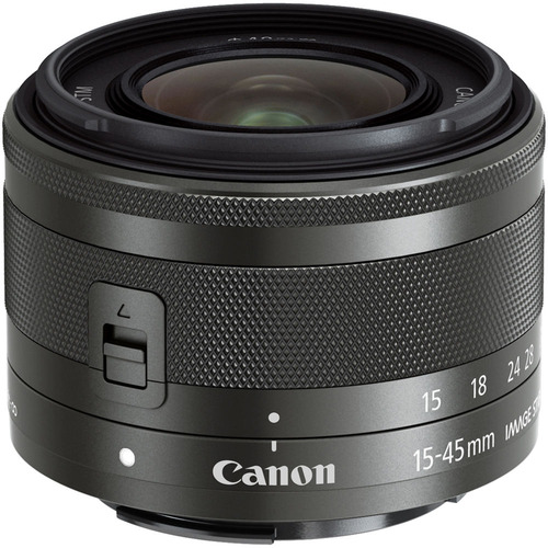 Canon EF-M 15-45mm f/3.5-6.3 IS STM Lens for EOS M Mirrorless Cameras (Graphite)