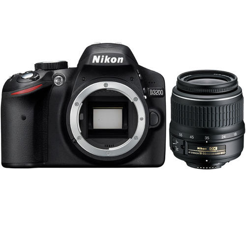 Nikon D3200 24.2 MP DX-format Digital SLR w/ 18-55mm f/3.5-5.6G ED II Lens REFURBISHED