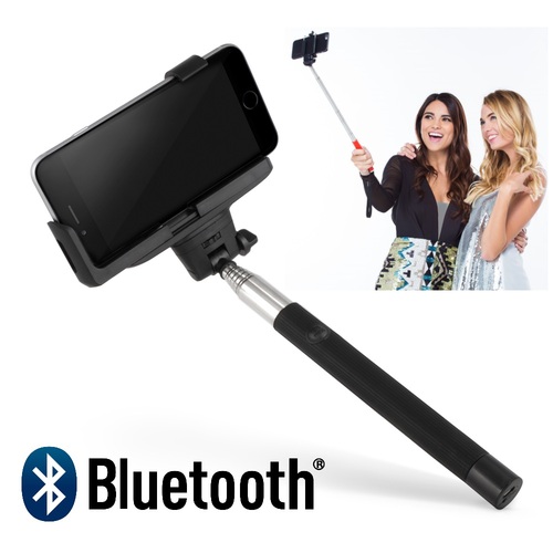 Universal 40-inch Bluetooth Selfie Stick - Black