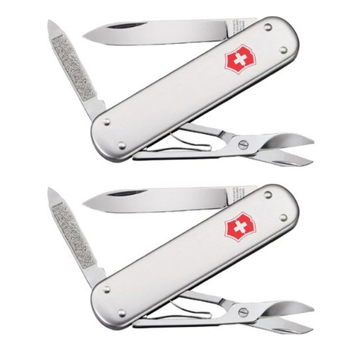 Victorinox Swiss Army 2-Pack Money Clip (Silver Alox)