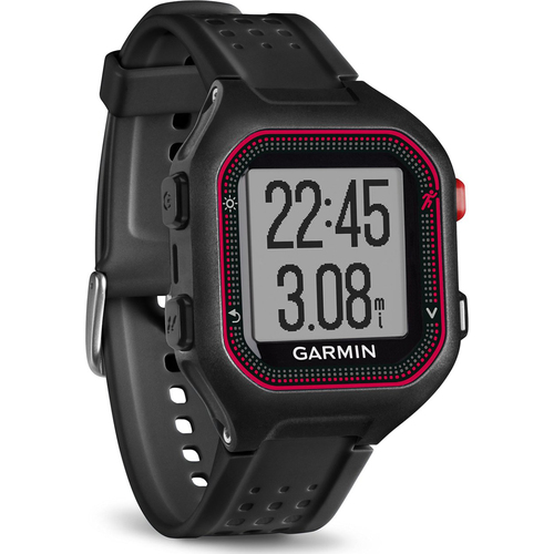 Garmin Forerunner 25 GPS Fitness Watch - Large - Black/Red