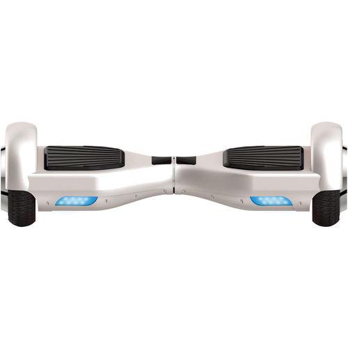Self Balancing Horizontal Electric Scooter with Front LED Lights (White)