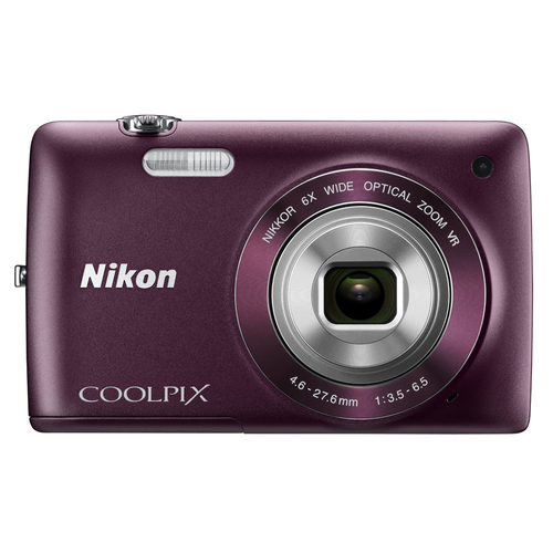 Nikon COOLPIX S4300 16MP 3-inch Touch Screen Digital Camera (Plum) Refurbished
