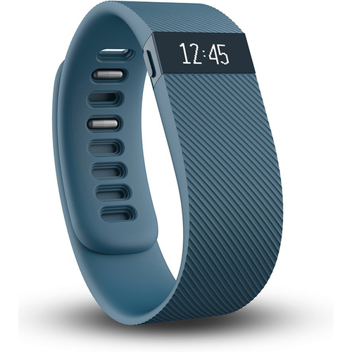 Fitbit Charge Wireless Activity + Sleep Tracker Wristband - Slate - Small - OPEN BOX