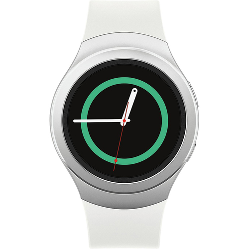 Samsung Gear S2 Smartwatch for Android Phones (Silver/White) SM-R7200ZWAXAR - OPEN BOX