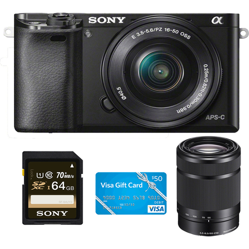 Sony Alpha a6000 24.3MP Interchangeable Lens Camera with 16-50mm kit