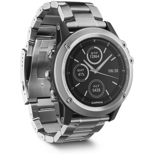Garmin Fenix 3 Sapphire GPS Watch - Titanium (010-01338-40)