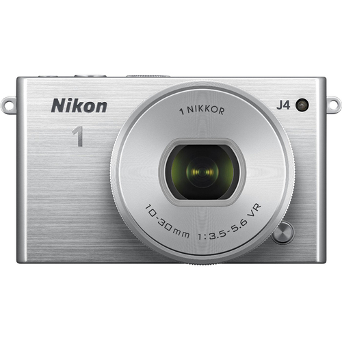Nikon 1 J4 Mirrorless Digital Camera with 10-30mm Lens - Silver (Refurbished)