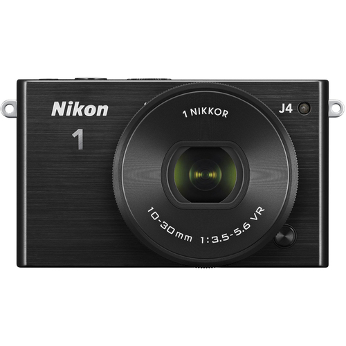 Nikon 1 J4 Mirrorless Digital Camera with 10-30mm Lens - Black (Refurbished)