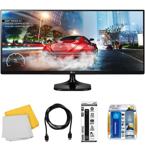 LG 34` UltraWide 21:9 IPS WFHD (2560x1080) LED Computer Gaming Monitor with Kit