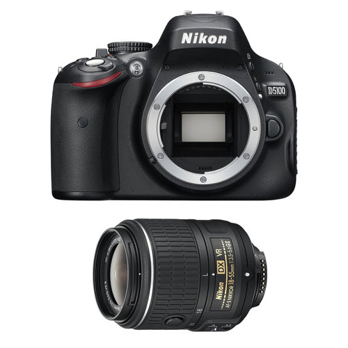 Nikon D5100 DSLR Camera w/ AF-S DX NIKKOR 18-55mm F/3.5-5.6 G VR II Lens REFURBISHED