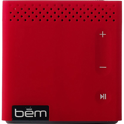 Bem Bluetooth Mobile Speaker for Smartphones Red (Certified Refurbished)