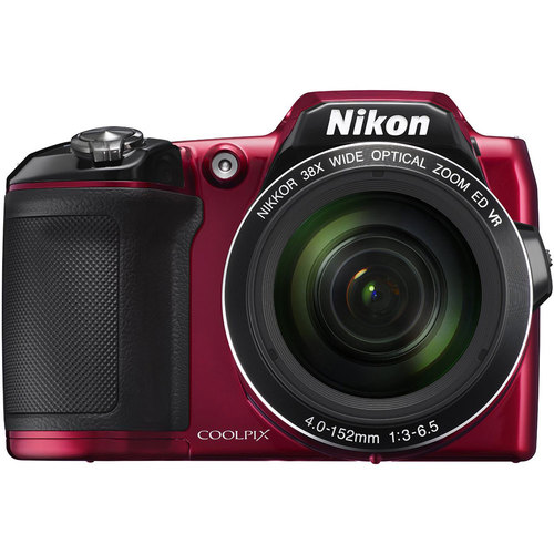 Nikon COOLPIX L840 16MP 38x Opt Zoom Digital Camera, Red (Certified Refurbished)