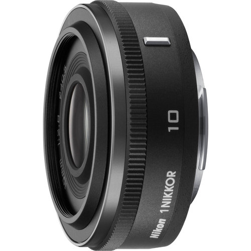 Nikon 1 NIKKOR 10mm f/2.8 Lens Black - (Certified Refurbished)