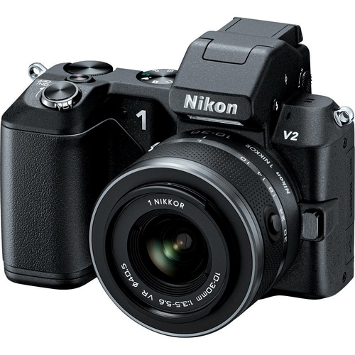 Nikon 1 V2 14.2 MP Digital Camera w/ 10-100mm VR 1 NIKKOR Lens (Certified Refurbished)