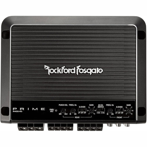 Rockford Fosgate R400-4D 400 Watt Full-Range Class-D 4-Channel Amplifier - OPEN BOX