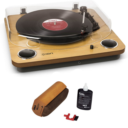 Ion Audio Max LP Belt Drive DJ Turntable With RCA Turntable Cleaning System