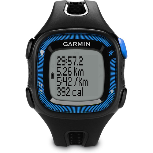 Garmin Forerunner 15 Activity Tracker GPS Running Watch, Large (Blue) - Refurbished