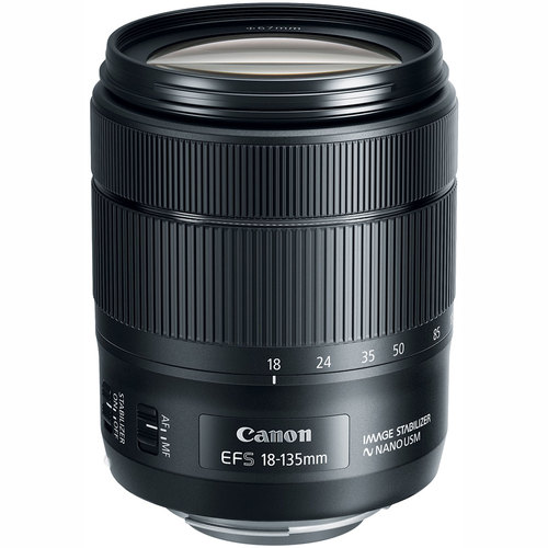 Canon EF-S 18-135mm f/3.5-5.6 IS USM Lens - Authorized USA Dealer Warranty Included