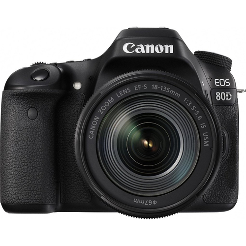 Canon EOS 80D 24.2 MP CMOS Digital SLR Camera w/ EF-S 18-135mm f/3.5-5.6 IS USM Lens