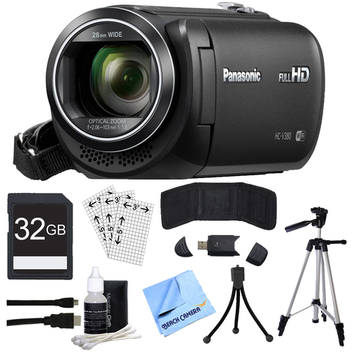 Panasonic HC-V380K Full HD Camcorder with Wi-Fi Multi Scene Twin Camera + 32GB SDHC Kit