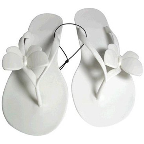 So For Her Jelly Sandals White Size Large (9/10)