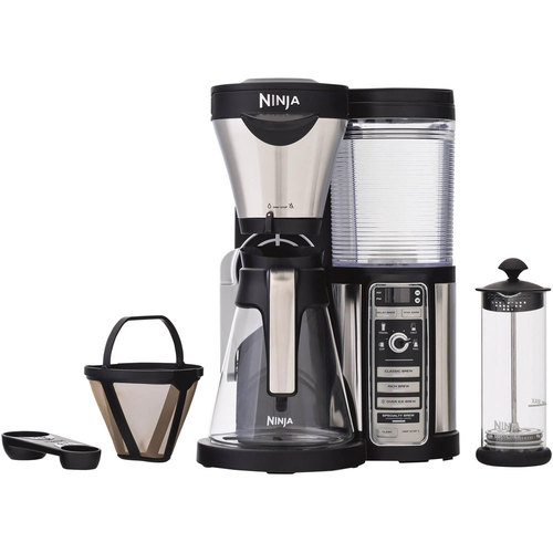 Ninja CF081 Coffee Bar Brewer with Glass Carafe and Reusable Filter