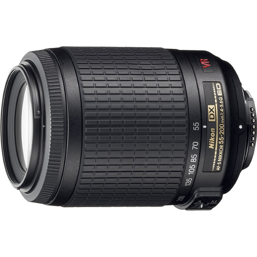 Nikon AF-S DX VR Zoom-Nikkor 55-200mm f/4-5.6G IF-ED Lens (Certified Refurbished)