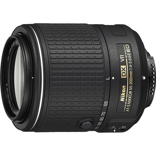 Nikon AF-S DX NIKKOR 55-200mm f/4-5.6G ED VR II Lens - Certified Refurbished