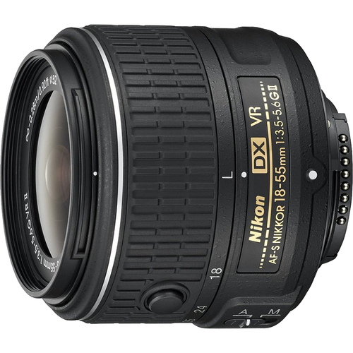 Nikon AF-S DX NIKKOR 18-55mm F/3.5-5.6 G VR II Lens # 2211 - (Certified Refurbished)