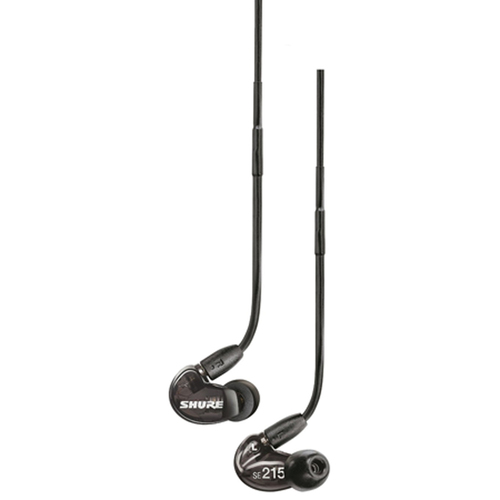 Shure SE215 Sound Isolating Earphone w/ Dynamic MicroDriver & Detachable Cable (Black)