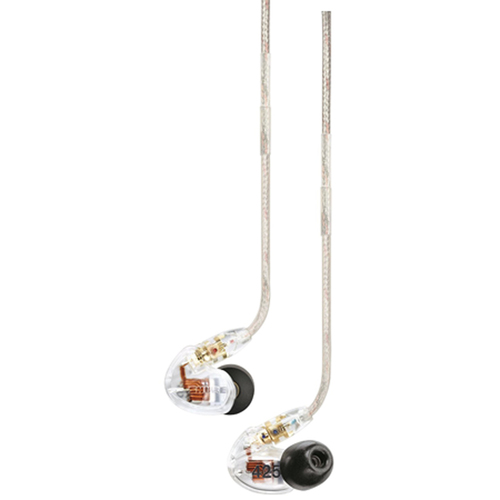 Shure SE425 Sound Isolating Earphones with Detachable Cable & Formable Wire (Clear)