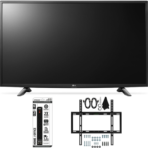 LG 43LH5700 43-Inch Full HD Smart LED TV Slim Flat Wall Mount Bundle