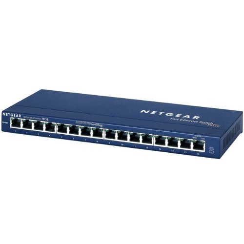 NETGEAR ProSAFE 16-Port 10/100MBPS Fast Ethernet Switch - FS116NA
