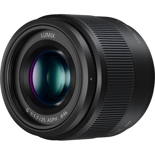 Panasonic Lumix G 25mm f/1.7 ASPH. Lens (Black) - H-H025K - OPEN BOX