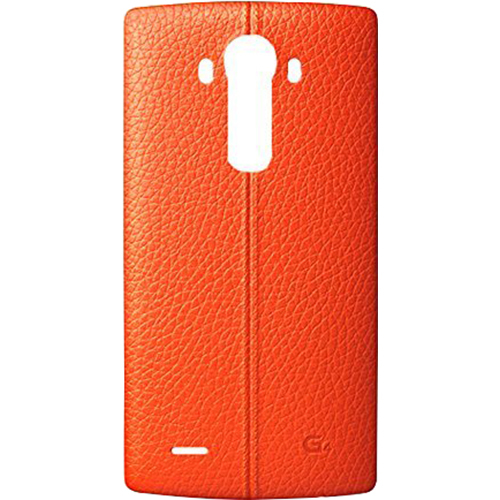 LG Genuine Leather Back Cover for the LG G4 (Orange Leather)