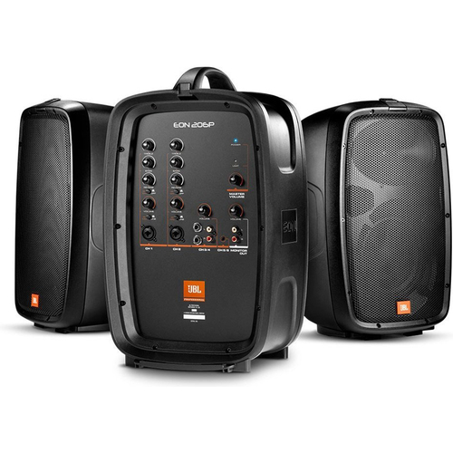 JBL EON206P 160W Compact All-in-one PA w/ 6-channel Mixer, Dual 2-way Speakers