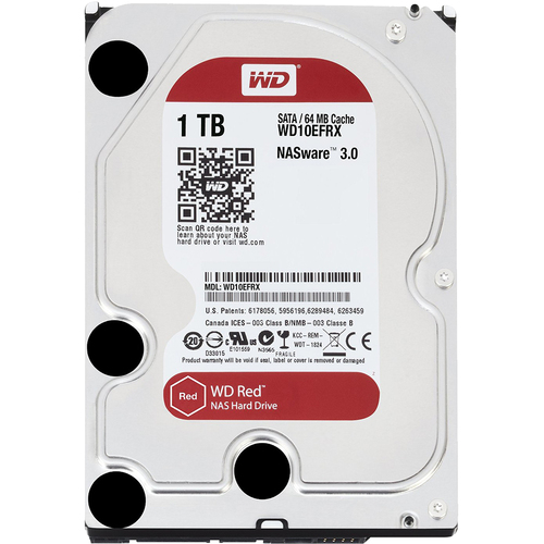 Western Digital Red 1 TB 3.5 inches 6Gb/s 64MB Internal Hard Drive - WD10EFRX