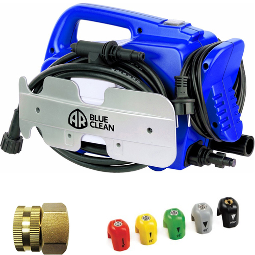 AR North America AR 118 1,500 PSI 1.5 GPM Hand Carry Electric Pressure Washer Accessory Bundle