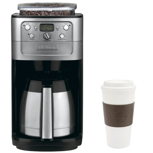 Cuisinart Grind & Brew Thermal 12-Cup Automatic Coffeemaker DGB-900BC w/ Copco 16oz. Mug