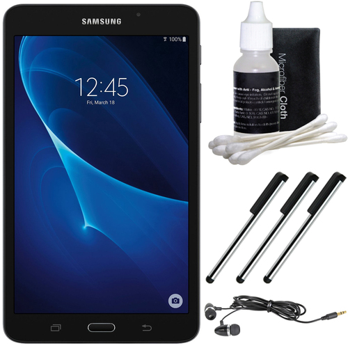 Samsung Galaxy Tab A Lite 7.0` 8GB Tablet PC (Wi-Fi) Black Accessory Bundle