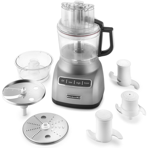 KitchenAid 9-Cup Food Processor with Exact Slice System in Contour in Silver - KFP0922CU