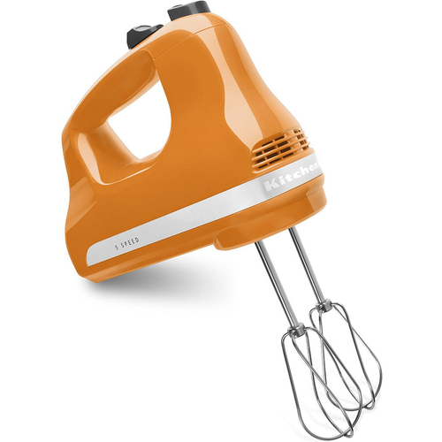 KitchenAid 5-Speed Ultra Power Hand Mixer in Tangerine - KHM512TG